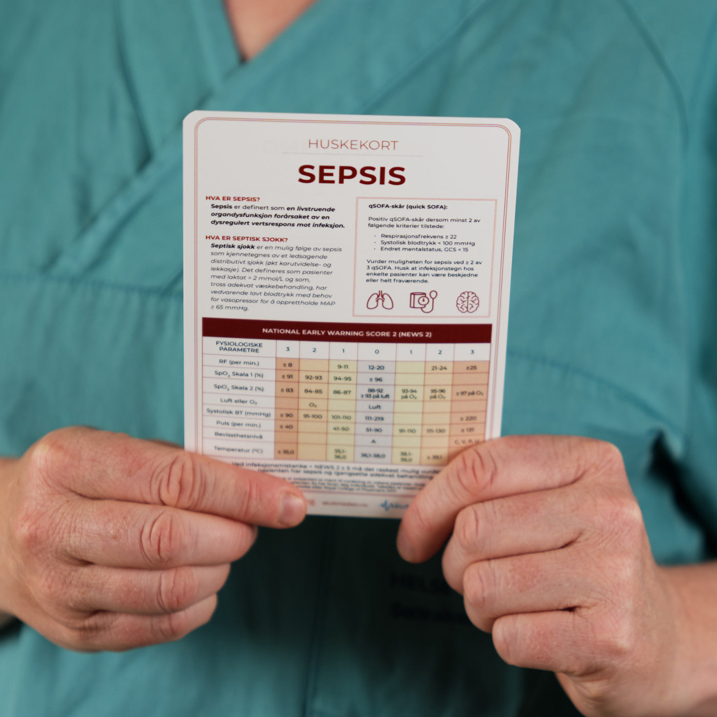 Huskekort i sepsis